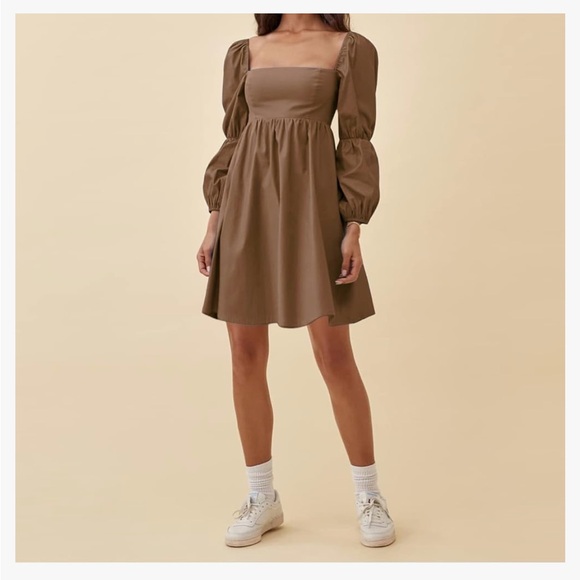 Exlura Square Neck Babydoll dress size Medium - Picture 10 of 10